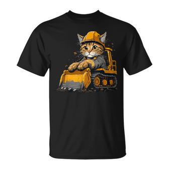Cat 重機オペレーター Tシャツ - Kawaiitshirt