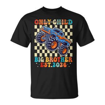 Only Child Big Brother 2026 Monster Truck For Boy Boys T-Shirt | Seseable UK