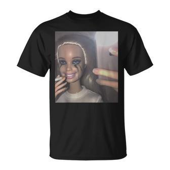 Cry Doll Face Meme Women T-Shirt - Thegiftio UK