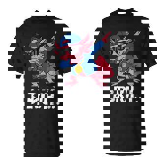 Dabbing Axolotl Bruh Bro Dab Meme Humor Ns Boys T-Shirt - Thegiftio