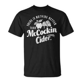 Dirty Adult Humor Gag Saying Mccockin Cider T-Shirt - Thegiftio UK