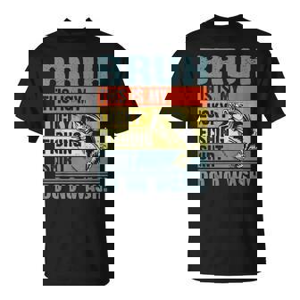 Fishing Fisherman Bruh This Is My Lucky Fishing T-Shirt | Mazezy