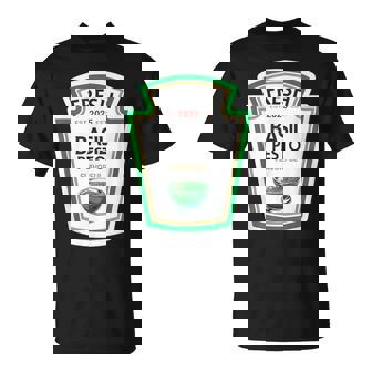 Funny Halloween Shirt 2025 Green Fresh Basil Pesto DIY T-Shirt | Mazezy