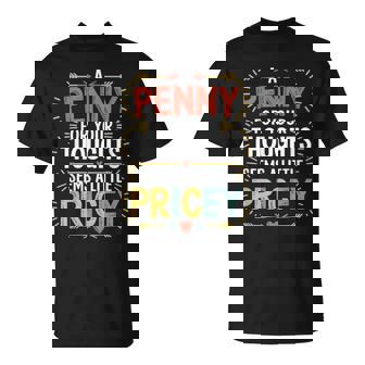 Humor Penny For Your Thoughts Sarcastic Joke Women T-Shirt - Monsterry