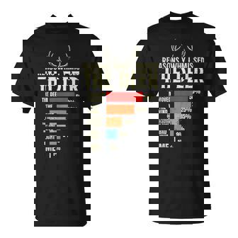 Hunter Reasons Why I Missed The Deer Hunting T-Shirt - Thegiftio