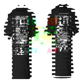 Italian Food Irish Green Beer St Patrick Italy Ireland T-Shirt - Thegiftio