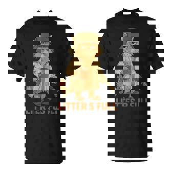 Litter’S Full Cat Parody Litter’S Full T-Shirt - Thegiftio