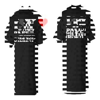 I Love My Beautiful Girlfriend I Heart My Beautiful Gf T-Shirt - Monsterry