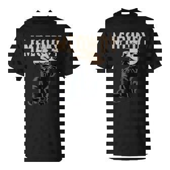 Meowdy Country Music Cat Cowboy Hat Vintage T-Shirt | Mazezy