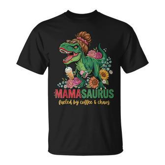 Mom Dinosaur T-Rex Mommy Mamasaurus T-Shirt | Mazezy