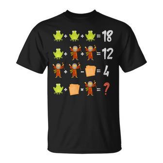 Passover Math Operations Quiz Teacher Student Seder T-Shirt - Thegiftio