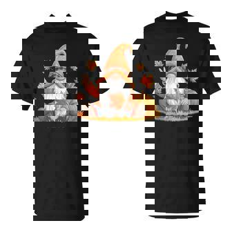 Peace Gnome Halloween Thanksgiving Pumpkin Autumn Fall T-Shirt | Seseable CA