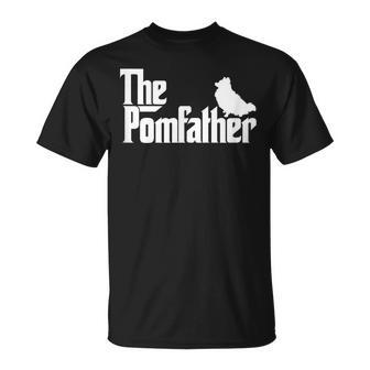 Pomeranian Father Dad The Pom Father Maglietta - Novitaregali