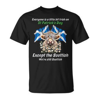 Scottish St Patrick's Day For Scottish Ancestry Scots T-Shirt - Thegiftio