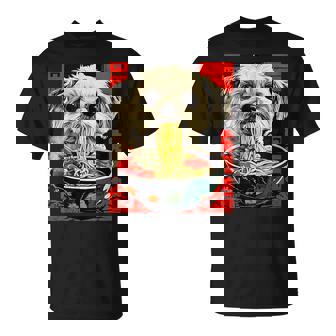 Shih Tzu Ramen Japanese Kawaii Shih Tzu T-Shirt - Monsterry