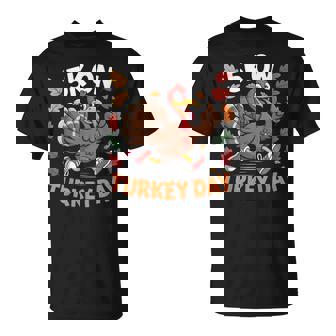 Thanksgiving Turkey Trot 5K Run Fun Turkey Day Jogging T-Shirt | Seseable CA