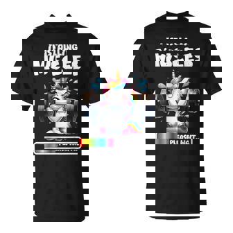 Unicorn Workout Gym Fitness Weightlifting Cute Unicorn T-Shirt - Monsterry