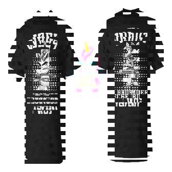 Weightlifter Powerlifter Workout Unicorn T-Shirt - Monsterry