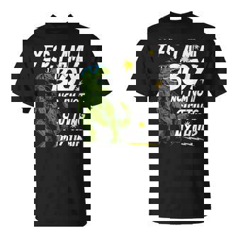 Yes I Am A Boy No I'm Not Cutting My Hair Dinosaur T-Shirt - Monsterry