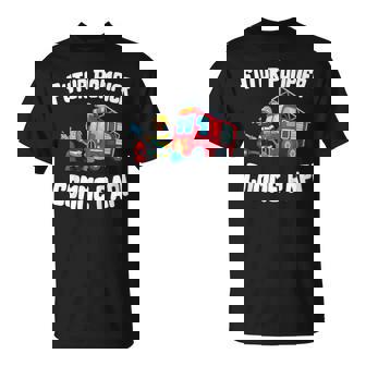 Futur Pompier Comme Papi Cadeau Anniversaire Petit Fils T-Shirt - Cadeauxyz