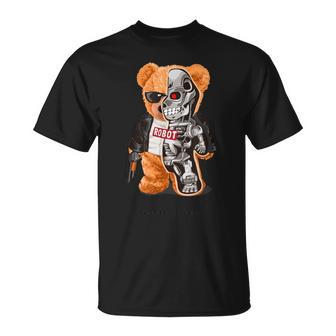 Future Is Now テディベアロボット Tシャツ - Kawaiitshirt