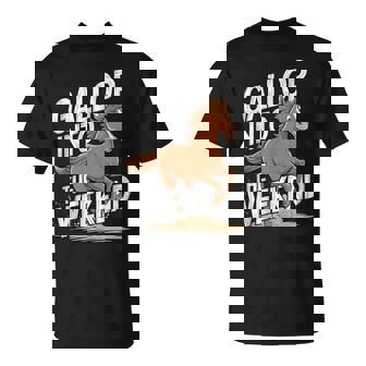 Gallop Into The Weekend Horse Lover Equestrianism Tank Top T-Shirt | Mazezy