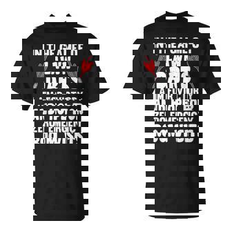 In The Game Of Lawn Darts I Aim For Victory And Hope T-Shirt | Mazezy