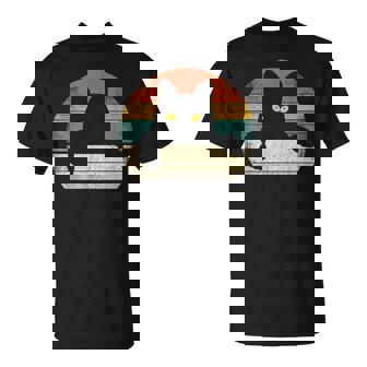 Gato Negro Estilo Retrointage – Regalo Para Amantes De Los Gatos Camiseta unisex - Regaloses