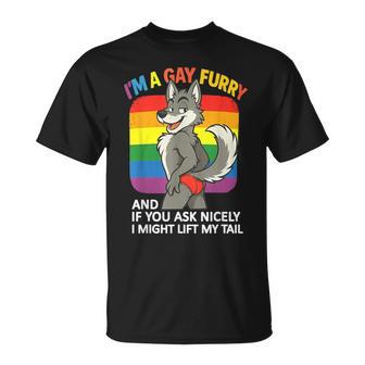 Gay Peludo Orgullo Lema Divertido Arco Iris Peludo Orgullo Humor Camiseta unisex - Regaloses