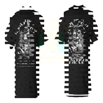 Gebhard Woods State Park Illinois Hiking Trail Raccoon T-Shirt | Mazezy