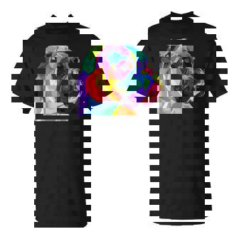 German Boxer Pop Art Portrait For Dog Owners Tank Top T-Shirt | Mazezy