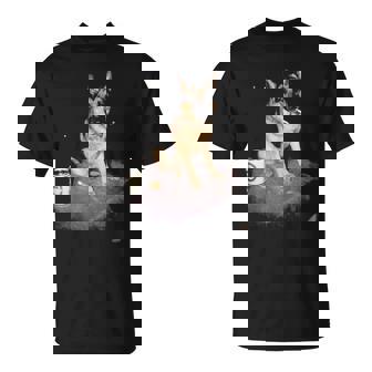 German Shepherd Smoking Meme Smoking Dog Cigarette T-Shirt - Monsterry