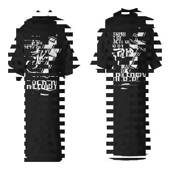 This Girl Gets By On Jesus And Roller Derby T-Shirt | Mazezy