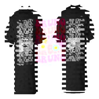 Girl Retro Bruno First Name Personalized Groovy 80'S T-Shirt - Monsterry