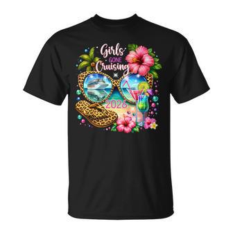 Girls Gone Cruising 2026 Tropical Vacation Party Trip T-Shirt - Thegiftio