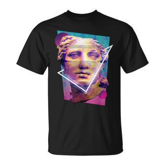 Glitchedenustatueaporwave Tシャツ - Kawaiitshirt