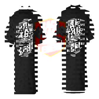 Go Kart Racer Racing Legend Motorsport T-Shirt | Mazezy