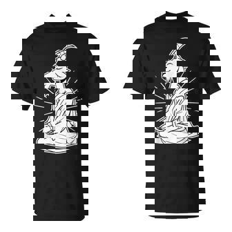 A Goat Sitting In Yoga Pose Asian Yoga Goat T-Shirt | Mazezy