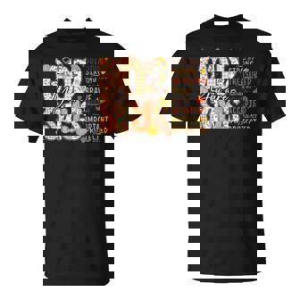 God Says You Are Thanksgiving Autumn Fall Jesus Christian T-Shirt - Thegiftio