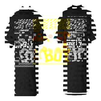 Godfather Of The Birthday Boy Construction Worker Birthday T-Shirt | Seseable CA