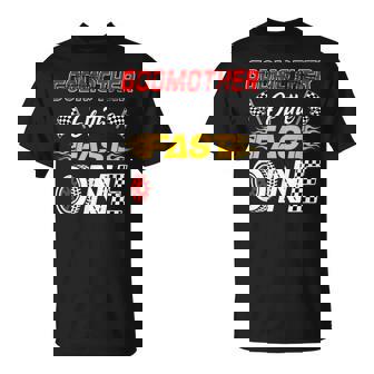 Godmother Of The Fast One 1St Birthday Race Car Family T-Shirt | Mazezy
