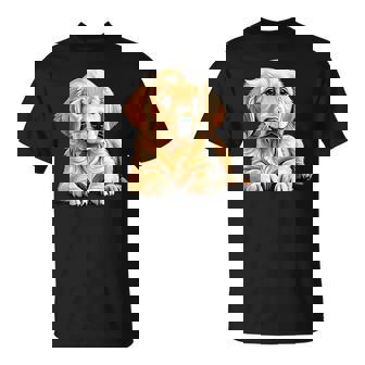 Golden Retriever Dog Puppy Graphic T-Shirt - Monsterry