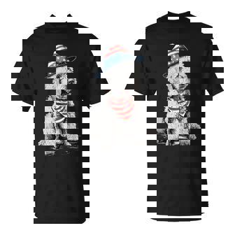 Goldendoodle 7月4日 愛国的 ゴールデンドゥードル 犬 Tシャツ - Kawaiitshirt