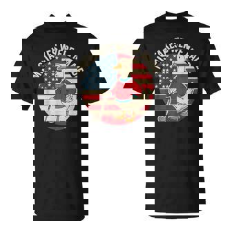 Golfing Duck Mistakes Were Made Vintage Style T-Shirt | Mazezy