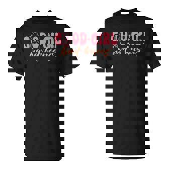 Good Girl Bad Knees 面白い 関係 膝の問題 ジョーク Tシャツ - Kawaiitshirt