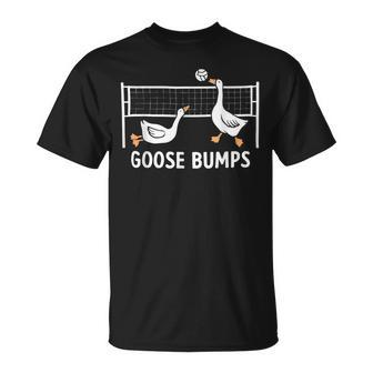 Goose Bumps Volleyball Set Spike Volleyball Team T-Shirt - Monsterry
