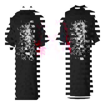 Gothic Anime Demon Waifu Cute Japan Manga Vaporware Retro T-Shirt - Thegiftio