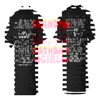 Grandma Of The Berry First Birthday Girl Strawberry Lover T-Shirt - Monsterry