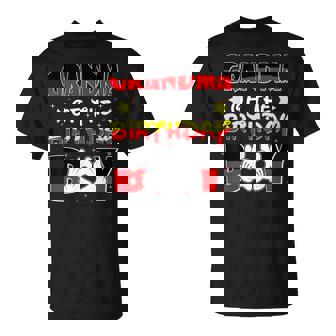 Grandma Of The Birthday Boy Matching Grandson Family T-Shirt - Monsterry