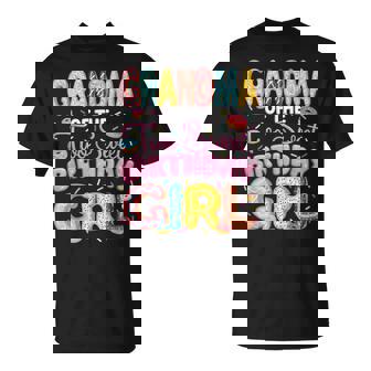 Grandma Of The Two Sweet Birthday Girl Donut 2Nd Birthday T-Shirt | Seseable FR